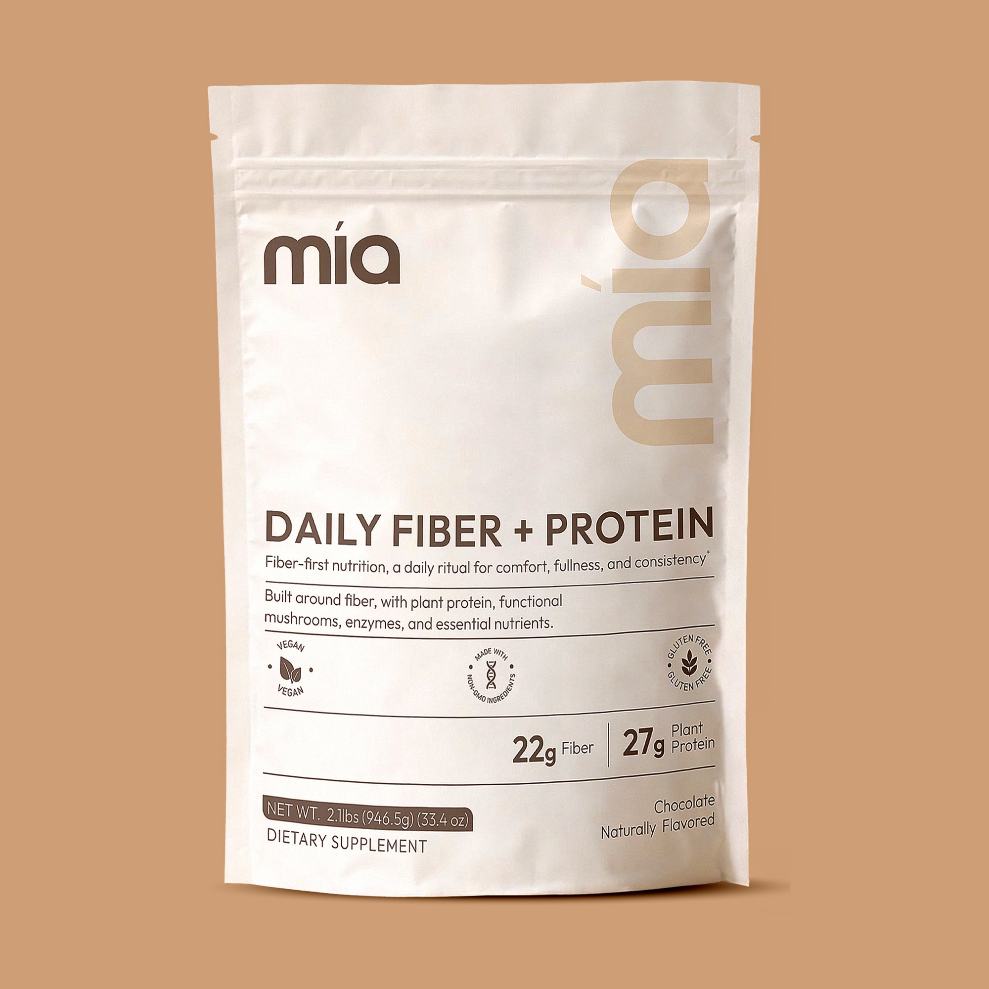 Mía Chocolate Fiber + Protein Shake