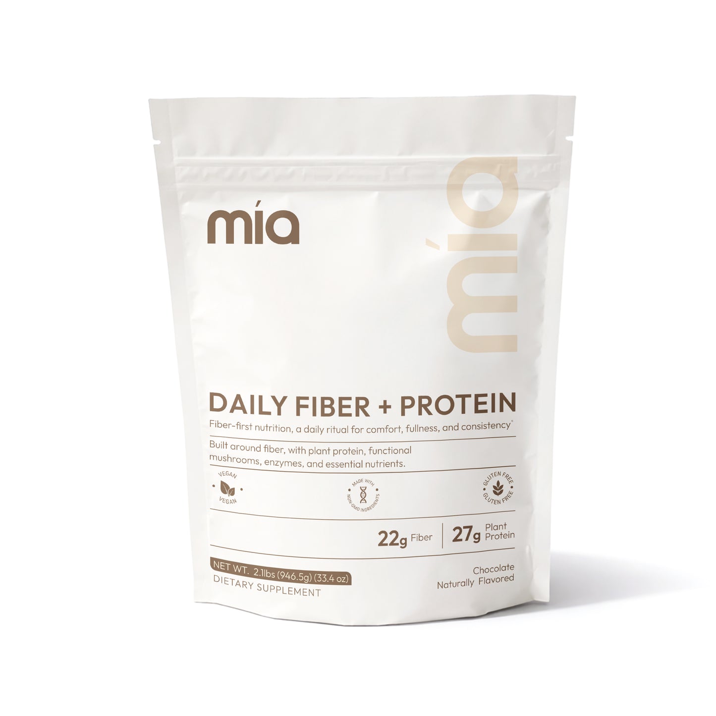 Mía Chocolate Fiber + Protein Shake